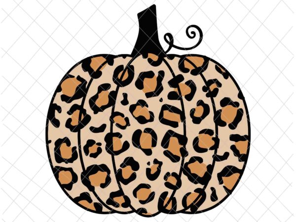 Pumpkin leopard print halloween svg, pumpkin leopard print thanksgiving svg, pumpkin leopard print fall y’all svg, pumpkin leopard print svg t shirt illustration