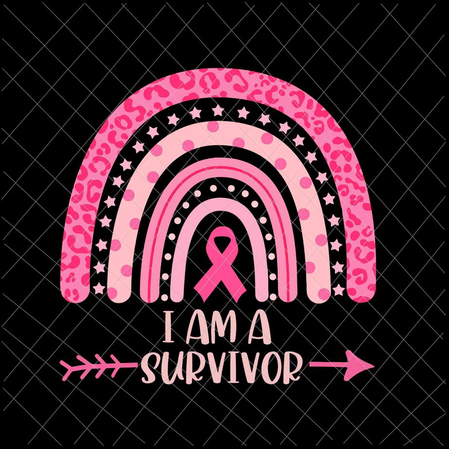 I Am A Survivor Svg, Survivor Breast Cancer Awareness Svg, Survivor