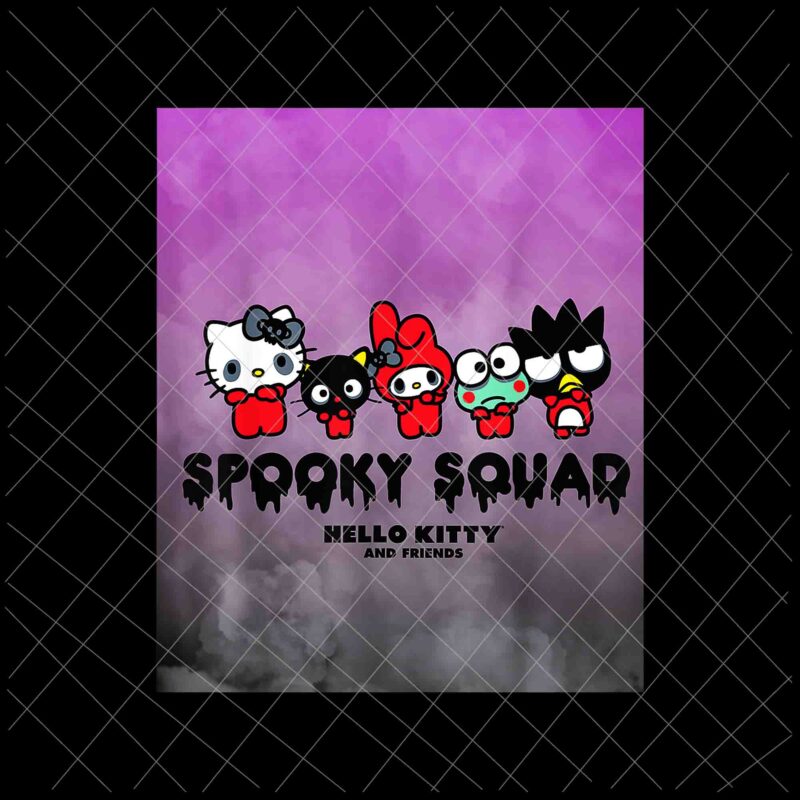 Spooky Squad Hello Kitty Halloween Png, Hello Kitty Halloween Png