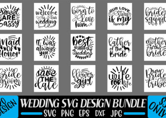 Wedding Svg Design Bundle