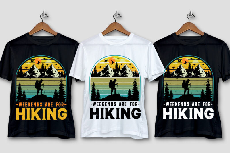 Hiking T-Shirt Design Bundle,hiking t-shirt design, mountain hiking t shirt design, hiking t shirt design, hiking t shirt design sublimation, hiking design t-shirts, hiking t-shirt, hiking t-shirt design bundle, hiking