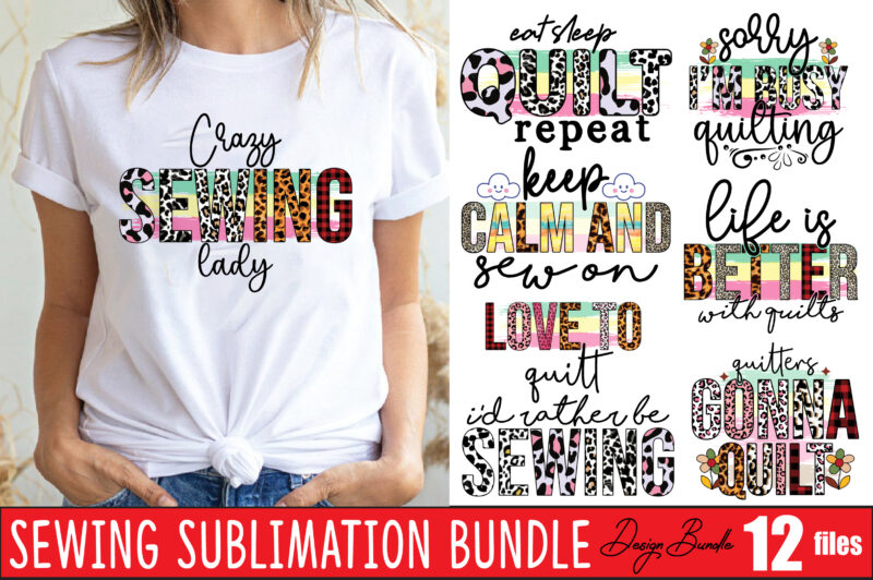 Sewing Sublimation Design Bundle