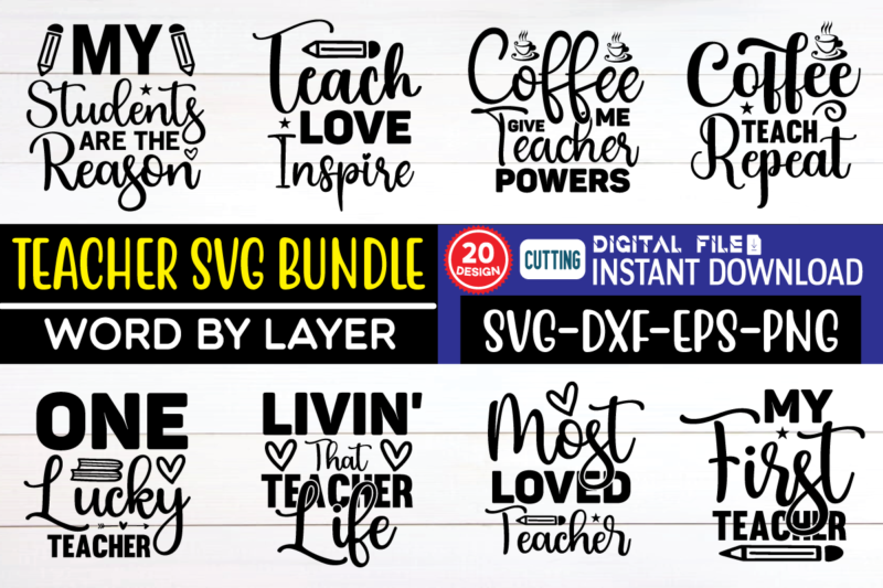 teacher svg bundle teacher, svg, design, bundle, png, svg bundle, svg design, craft bundle, craft designs, cut files, cricut, svg files, png files, teacher designs, teacher bundle, teacher teacher svg