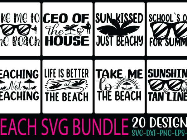 Beach svg bundle t shirt template