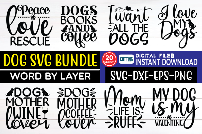 Dog svg bundle dog mom, dog mom svg, pet svg, dog lover svg, puppy svg, dog svg, dog mama svg, svg files for cricut, dog quote svg, dog love svg,