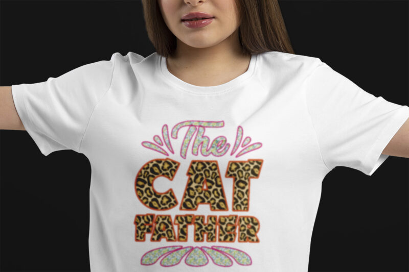 cat t shirt design bundle