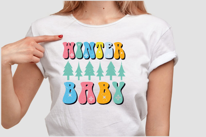 WINTER BABY T SHIRT DESIGN