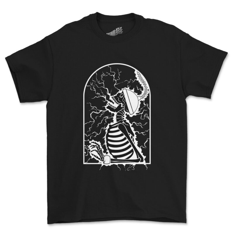 electro Skull illustrations design tshirt - Buy t-shirt designs