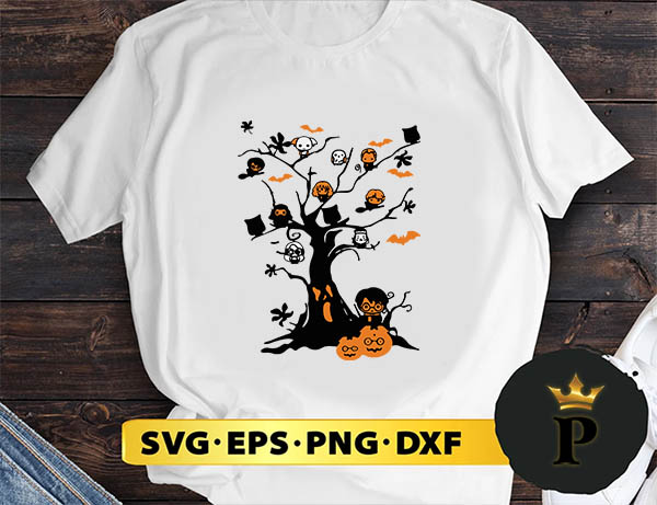 halloween harry potter chibi svg, halloween silhouette svg, halloween svg, witch svg, halloween ghost svg, halloween clipart, pumpkin svg files, halloween svg png graphics