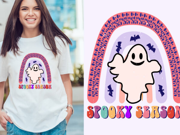 Spooky season t shirt design