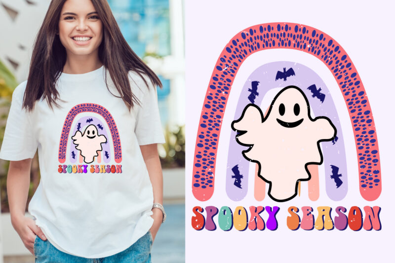 spooky season t shirt design