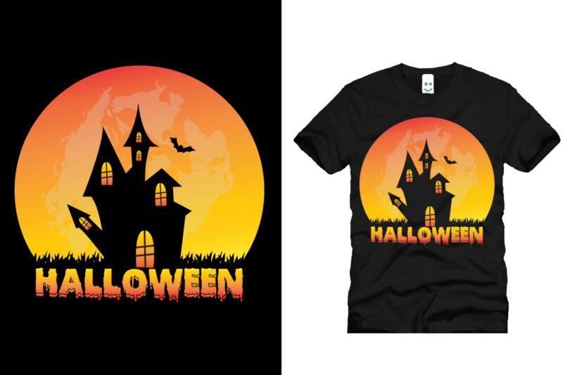 halloween vector t shirt design