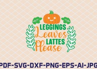 leggings leaves lattes please