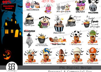 Halloween Cupcake & Sport Sublimation Bundle