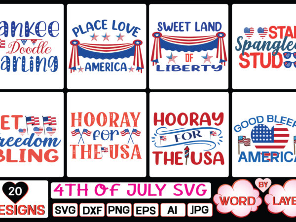 4th of july svg bundle