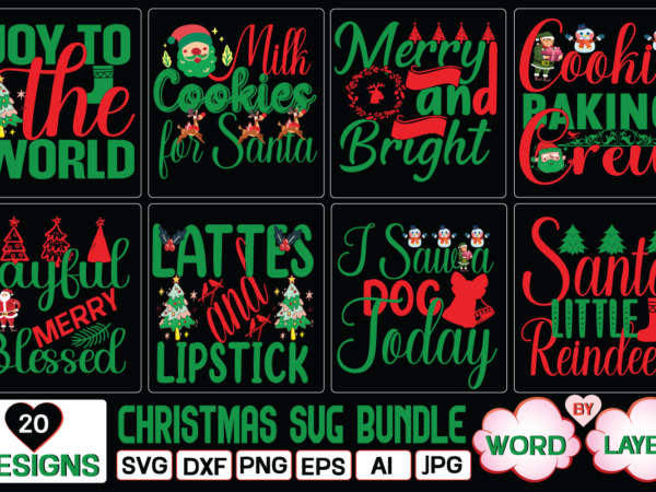 Christmas svg bundle t shirt vector file