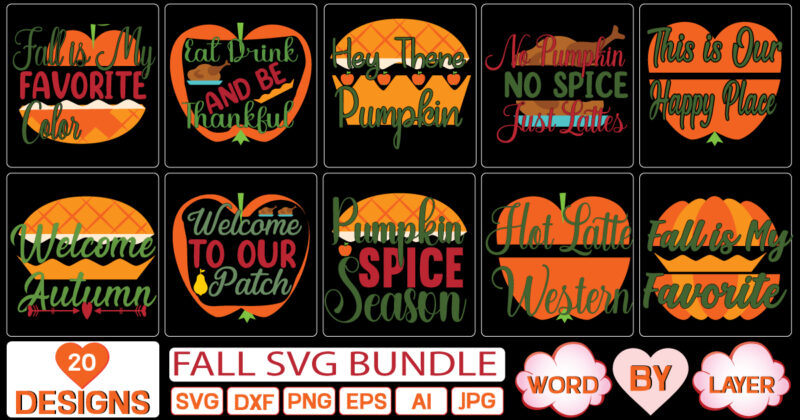 fall svg bundle