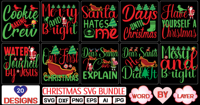 Christmas svg bundle