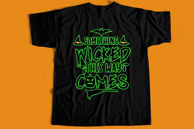 50 Best Selling Halloween T-Shirt Design Bundle For Commercial Use