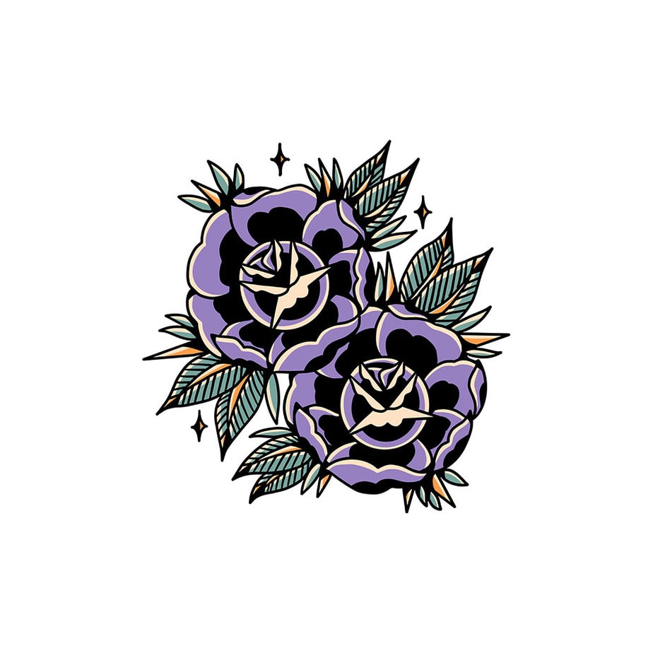 purple rose - Buy t-shirt designs