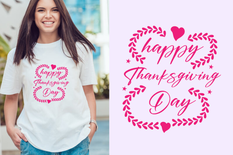 happy thanksgiving day t shirt design