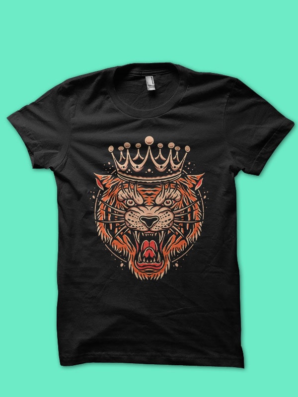 The Vector Logo Tiger for Tattoo or T-shirt Design or Outwear