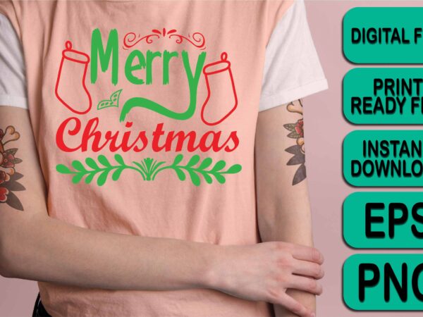 Merry christmas shirt print template, funny xmas shirt design, santa claus funny quotes typography design