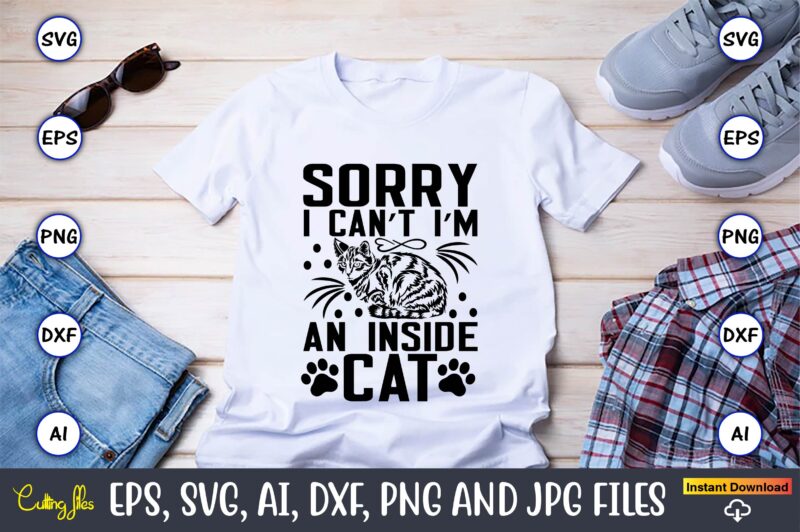 Cat T-Shirt Design Bundle, cat svg t-shirt design, cat lover, i love cat,Cat Svg, Bundle Svg, Cat Bundle Svg, Silhouette Svg, Black Cats Svg, Black Design Svg,Silhouette Bundle Svg, Png