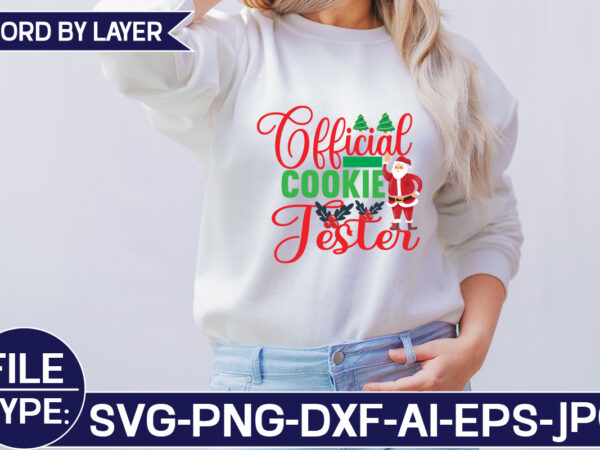 Official cookie tester svg cut file t shirt design online