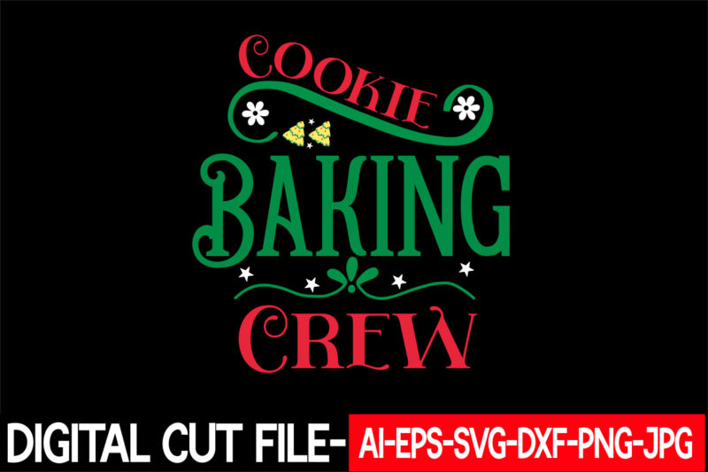 Cookie Baking Crew vector t-shirt design