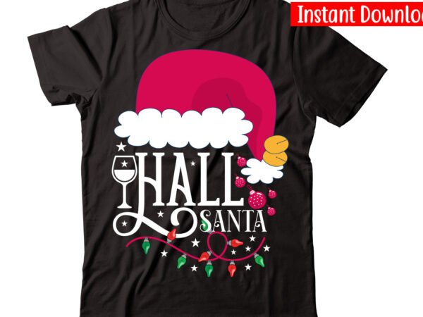 hallo-santa-vector-t-shirt-design-christmas-t-shirt-design-bundle