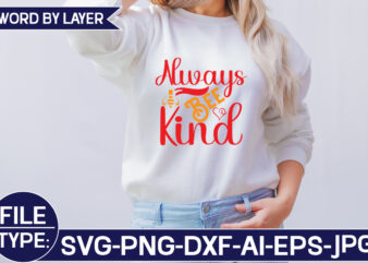 Always Bee Kind SVG Cut File t shirt vector