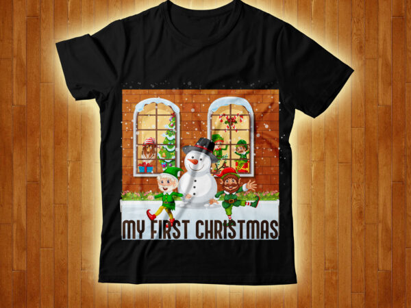 My first christmas t-shirt design,dear santa he did it t-shirt design ,120 design, 160 t-shirt design mega bundle, 20 christmas svg bundle, 20 christmas t-shirt design, a bundle of joy