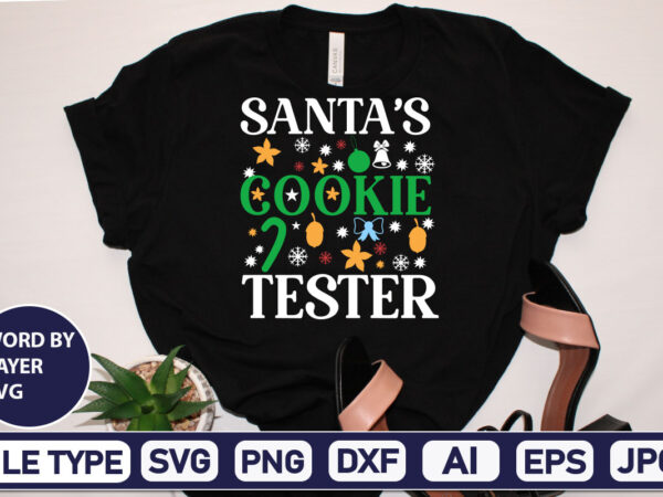 Santa’s cookie tester christmas svg bundle,christmas svg, disney christmas bundle svg png dxf, xmas svg, christmas digital download cricut clipart, christmas disney svg cut filechristmas svg bundle, christmas svg png t shirt template vector