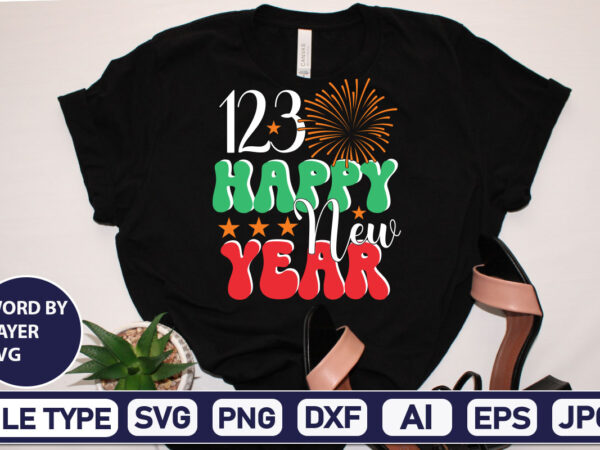 123 happy new year svg cut file 2023 new year svg, 2023 new year svg bundle, new year svg, happy new year svg, chinese new year svg, new year png,