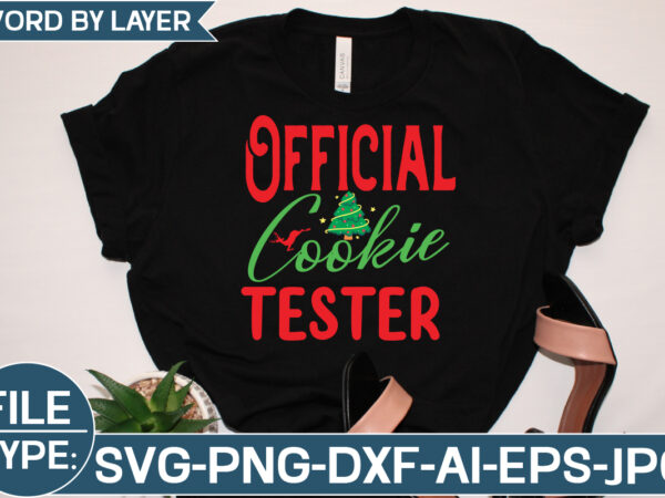 Official cookie tester svg cut file t shirt design online