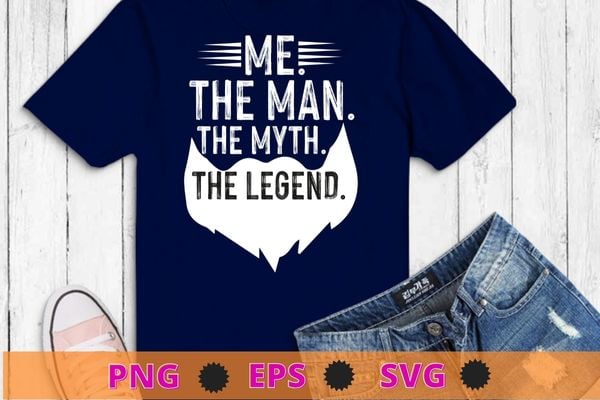 Me The Man The Myth The Legend Vintage Retro T-Shirt design svg, Me The Man The Myth The Legend png, Vintage Retro T-Shirt