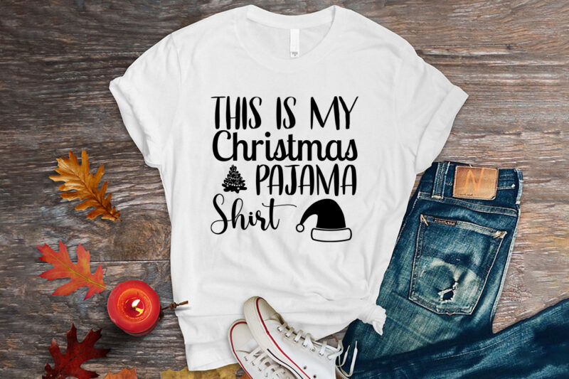 This is my christmas pajama shirt svg t-shirt