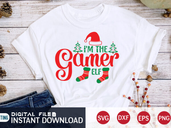 I’m the gamer elf shirt, christmas gamer svg, christmas svg, christmas t-shirt, christmas svg shirt print template, svg, merry christmas svg, christmas vector, christmas sublimation design, christmas cut file