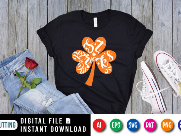 St. patrick’s day shirt print template t shirt template vector