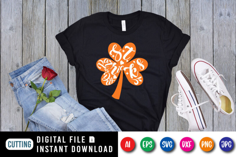 St. Patrick’s day shirt print template