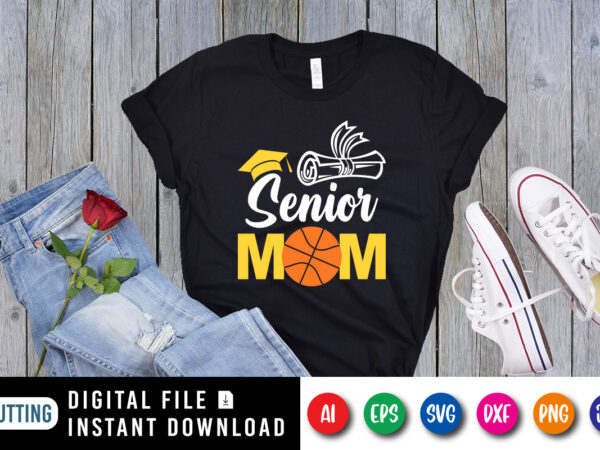 Senior mom shirt print template t shirt template vector