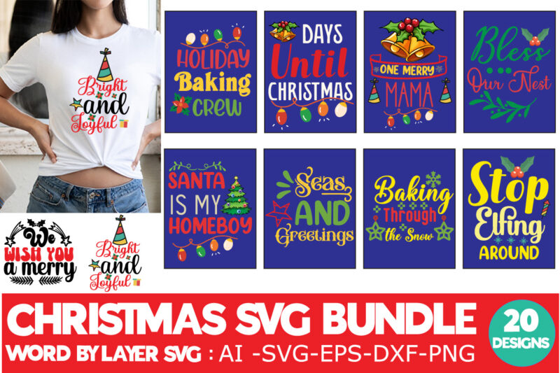 CHRISTMAS SVG BUNDLE,Christmas SVG Bundle, Christm Merry Christmas SVG, Mistletoe svg, Sign, Winter SVG, Snowflakes svg, Christmas svg, Holiday svg, Cut File for Cricut, Silhouettes SVG, Winter svg, Santa SVG,