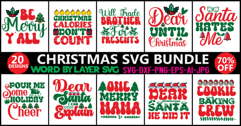 christmas t-shirt design bundle , mega bundle, 20 christmas svg bundle, 20 christmas t-shirt design,Christmas SVG Bundle, Naughty Svg, Adult Christmas SVG, Winter svg, Santa SVG, Holiday, Funny Christmas Shirt,