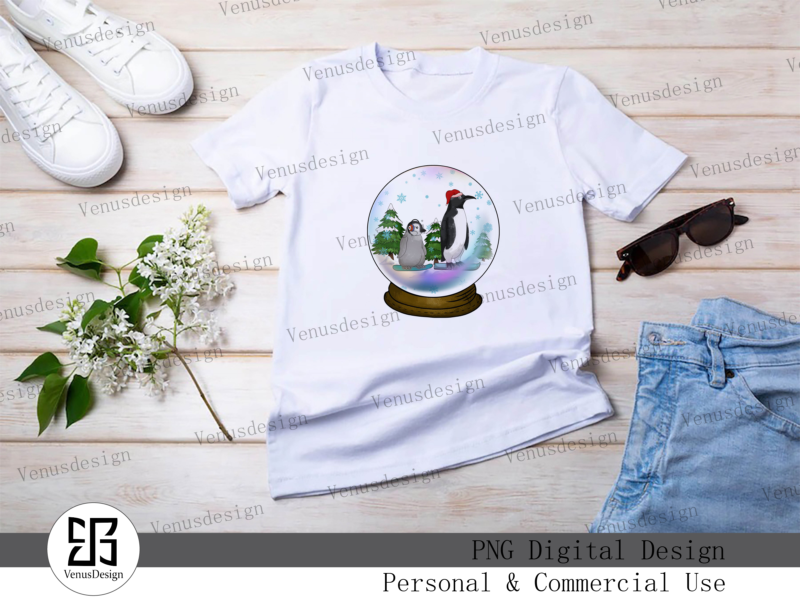 Ball Glass Penguin Sublimation