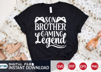 Son Brother gaming Legend Christmas shirt, Legend Christmas shirt, Brother Christmas shirt, Christmas Svg, Christmas T-Shirt, Christmas SVG Shirt Print Template, svg, Merry Christmas svg, Christmas Vector, Christmas Sublimation Design,