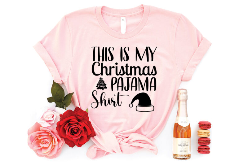 This is my christmas pajama shirt svg t-shirt