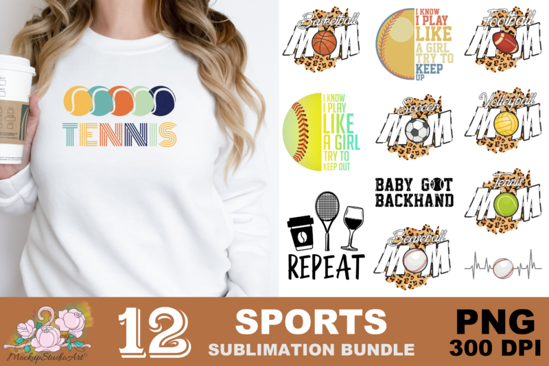 Sport Mom Leopard Print PNG Sublimation Design