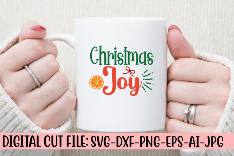 Christmas Joy SVG Cut File