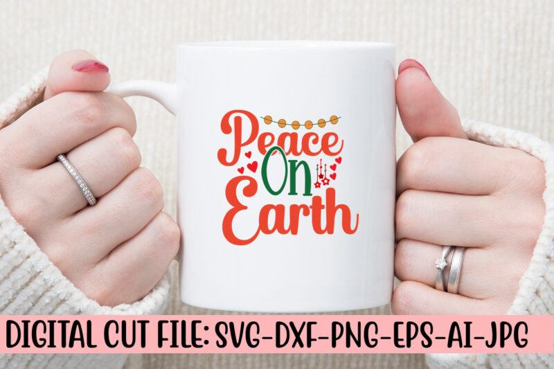 Peace On Earth SVG Cut File